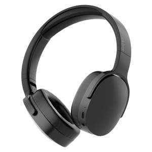 CELEBRAT headphones A45, ασύρματα & ενσύρματα, micro SD, 40mm, 250mAh, μαύρα | Αξεσουάρ κινητών | elabstore.gr