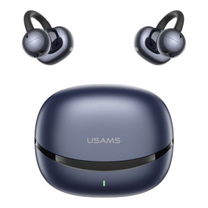 USAMS earphones με θήκη φόρτισης Echo R03, OWS, Φ11mm, 40/300mAh, μπλε | Αξεσουάρ κινητών | elabstore.gr
