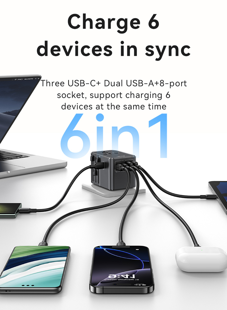 USAMS φορτιστής/αντάπτορας πρίζας CC310, 2x USB & 3x USB-C, universal, 70W, μαύρος | eLabstore.gr USAMS φορτιστής/αντάπτορας πρίζας CC310, 2x USB & 3x USB-C, universal, 70W, μαύρος | Αξεσουάρ κινητών | elabstore.gr