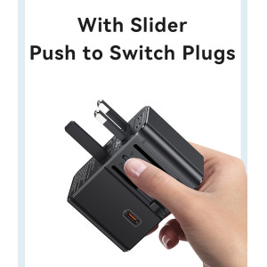 USAMS φορτιστής/αντάπτορας πρίζας CC310, 2x USB & 3x USB-C, universal, 70W, μαύρος | eLabstore.gr USAMS φορτιστής/αντάπτορας πρίζας CC310, 2x USB & 3x USB-C, universal, 70W, μαύρος | Αξεσουάρ κινητών | elabstore.gr