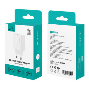 USAMS φορτιστής τοίχου CC324, USB, 18W, λευκός | eLabstore.gr USAMS φορτιστής τοίχου CC324, USB, 18W, λευκός | eLabstore.gr