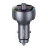 USAMS FM transmitter & φορτιστής CC328, USB/USB-C, 30W, Bluetooth, μαύρο | Gadgets - Αξεσουάρ | elabstore.gr