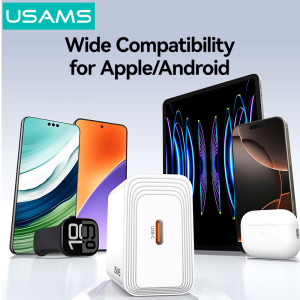 USAMS φορτιστής τοίχου CC329, USB-C, 30W, λευκός | eLabstore.gr USAMS φορτιστής τοίχου CC329, USB-C, 30W, λευκός | Αξεσουάρ κινητών | elabstore.gr