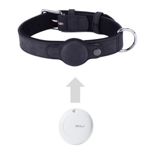 MILI κολάρο με θήκη smart tag MiCollar για σκύλους, large, μαύρο | Οικιακός εξοπλισμός | elabstore.gr