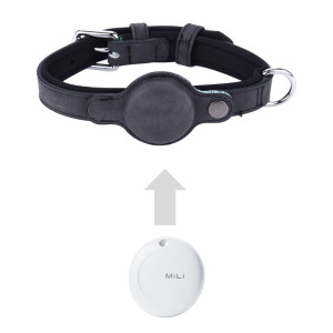MILI κολάρο με θήκη smart tag MiCollar για σκύλους, small, μαύρο | Οικιακός εξοπλισμός | elabstore.gr