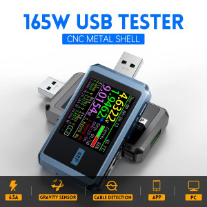 FNIRSI USB tester φόρτισης FNB48P, USB/micro USB/USB-C | Εργαλεία | elabstore.gr