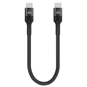 POWERTECH καλώδιο USB-C PTR-0204, PD 60W, 480Mbps, 25cm, μαύρο | Καλώδια - Αντάπτορες | elabstore.gr