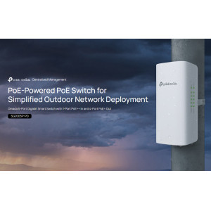 TP-LINK smart switch SG2005P-PD, 1x Gigabit PoE++ in/4x Gigabit PoE+ out, V1.0 | Δικτυακά | elabstore.gr