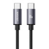 USAMS καλώδιο USB-C SJ769, 60W, 480Mbps, 1m, μαύρο | Καλώδια - Αντάπτορες | elabstore.gr