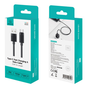 USAMS καλώδιο USB-C σε USB SJ777, 3A, 480Mbps, 1m, μαύρο | eLabstore.gr USAMS καλώδιο USB-C σε USB SJ777, 3A, 480Mbps, 1m, μαύρο | Καλώδια - Αντάπτορες | elabstore.gr