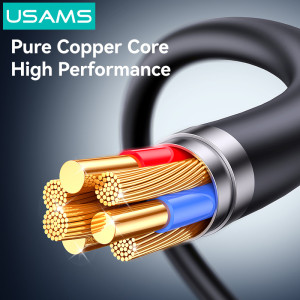 USAMS καλώδιο Lightning σε USB SJ778, 2.4A, 480Mbps, 1m, μαύρο | eLabstore.gr USAMS καλώδιο Lightning σε USB SJ778, 2.4A, 480Mbps, 1m, μαύρο | Καλώδια - Αντάπτορες | elabstore.gr
