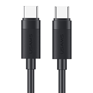 USAMS καλώδιο USB-C SJ780, 60W, 480Mbps, 1m, μαύρο | Καλώδια - Αντάπτορες | elabstore.gr