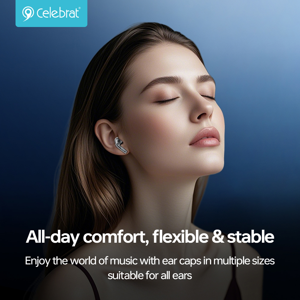 CELEBRAT earphones με θήκη φόρτισης W72, True Wireless, 10mm, 33/380mAh, ANC & ENC, μαύρα | eLabstore.gr CELEBRAT earphones με θήκη φόρτισης W72, True Wireless, 10mm, 33/380mAh, ANC & ENC, μαύρα | Αξεσουάρ κινητών | elabstore.gr