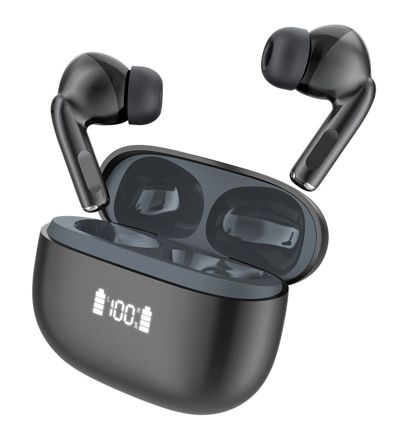 CELEBRAT earphones με θήκη φόρτισης W72, True Wireless, 10mm, 33/380mAh, ANC & ENC, μαύρα | eLabstore.gr CELEBRAT earphones με θήκη φόρτισης W72, True Wireless, 10mm, 33/380mAh, ANC & ENC, μαύρα | Αξεσουάρ κινητών | elabstore.gr