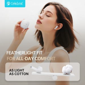 CELEBRAT earphones με θήκη φόρτισης W79, True Wireless, 13mm, 30/300mAh, μαύρα | Αξεσουάρ κινητών | elabstore.gr