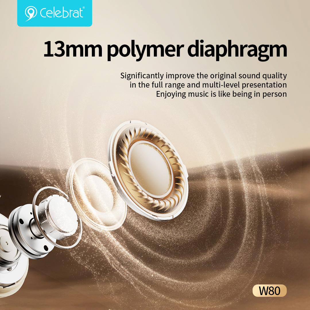CELEBRAT earphones με θήκη φόρτισης W80, True Wireless, 13mm, 30/230mAh, λευκά | eLabstore.gr CELEBRAT earphones με θήκη φόρτισης W80, True Wireless, 13mm, 30/230mAh, λευκά | Αξεσουάρ κινητών | elabstore.gr