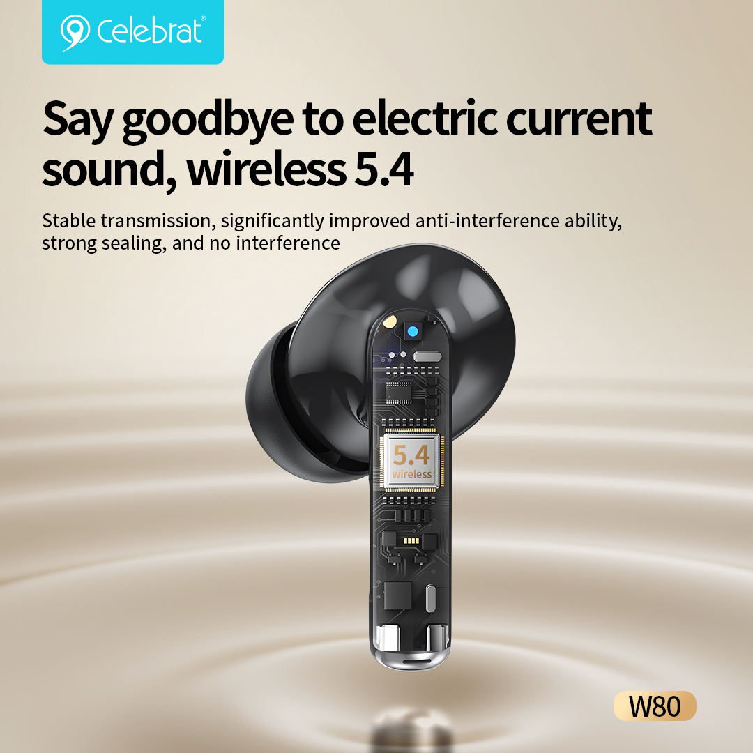 CELEBRAT earphones με θήκη φόρτισης W80, True Wireless, 13mm, 30/230mAh, λευκά | eLabstore.gr CELEBRAT earphones με θήκη φόρτισης W80, True Wireless, 13mm, 30/230mAh, λευκά | Αξεσουάρ κινητών | elabstore.gr