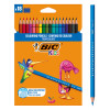 BIC σετ χρωματιστές ξυλομπογιές Kids Tropicolors, εξάγωνες, 18τμχ | Αναλώσιμα - Είδη Γραφείου | elabstore.gr