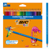 BIC σετ χρωματιστές ξυλομπογιές Kids Tropicolors, εξάγωνες, 24τμχ | Αναλώσιμα - Είδη Γραφείου | elabstore.gr