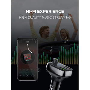 LDNIO FM transmitter & φορτιστής C704Q, USB-C/2x USB, 36W, Bluetooth, μαύρο | eLabstore.gr LDNIO FM transmitter & φορτιστής C704Q, USB-C/2x USB, 36W, Bluetooth, μαύρο | Gadgets - Αξεσουάρ | elabstore.gr