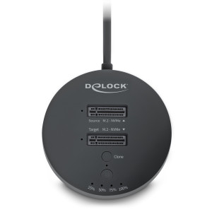 DELOCK docking station για M.2 NVMe PCIe SSD 64364, 2 θέσεων, 20Gbps, clone function, μαύρο | eLabstore.gr DELOCK docking station για M.2 NVMe PCIe SSD 64364, 2 θέσεων, 20Gbps, clone function, μαύρο | Συνοδευτικά PC | elabstore.gr