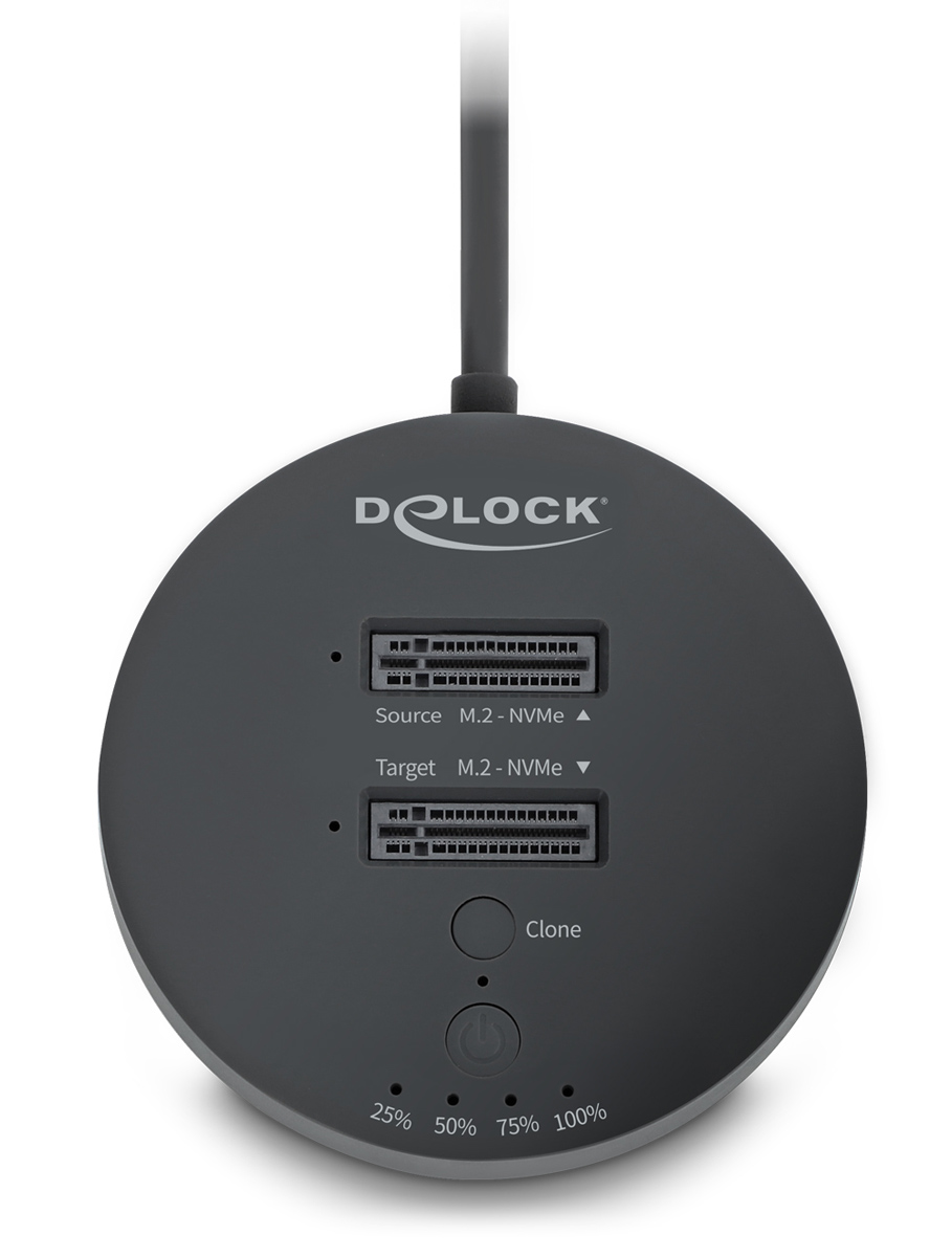 DELOCK docking station για M.2 NVMe PCIe SSD 64364, 2 θέσεων, 20Gbps, clone function, μαύρο | eLabstore.gr DELOCK docking station για M.2 NVMe PCIe SSD 64364, 2 θέσεων, 20Gbps, clone function, μαύρο | Συνοδευτικά PC | elabstore.gr