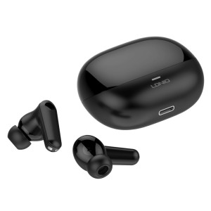 LDNIO earphones με θήκη φόρτισης T05, True Wireless, 13mm, 40/500mAh, μαύρα | eLabstore.gr LDNIO earphones με θήκη φόρτισης T05, True Wireless, 13mm, 40/500mAh, μαύρα | Αξεσουάρ κινητών | elabstore.gr