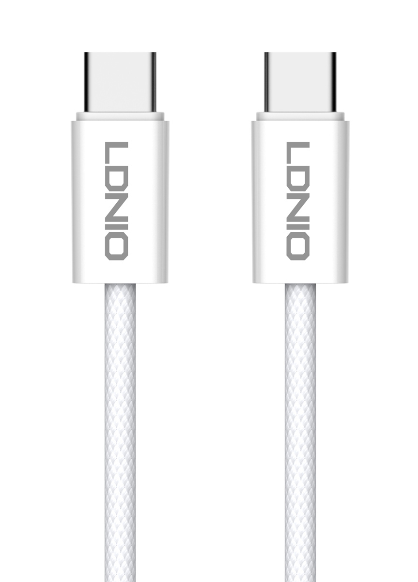 LDNIO καλώδιο USB-C iP-901c, 65W, 480Mbps, 1m, λευκό | eLabstore.gr LDNIO καλώδιο USB-C iP-901c, 65W, 480Mbps, 1m, λευκό | Καλώδια - Αντάπτορες | elabstore.gr