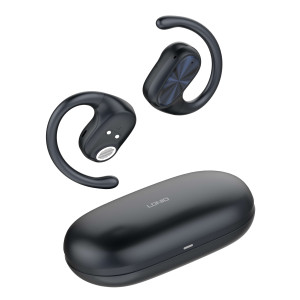 LDNIO earphones με θήκη φόρτισης T07, OWS Bone Conduction, 15mm, 60/500mAh, μαύρα | Αξεσουάρ κινητών | elabstore.gr