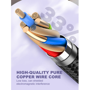 LDNIO καλώδιο USB-C σε 3.5mm LS-Y92c, 2m, μαύρο | Καλώδια - Αντάπτορες | elabstore.gr