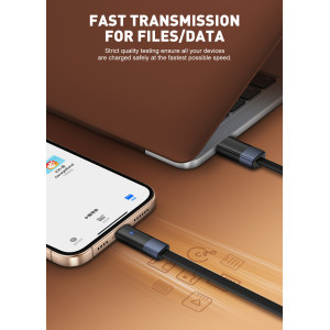 LDNIO καλώδιο Lightning σε USB LS242i, flat, 30W, 480Mbps, 2m, μαύρο | eLabstore.gr LDNIO καλώδιο Lightning σε USB LS242i, flat, 30W, 480Mbps, 2m, μαύρο | Καλώδια - Αντάπτορες | elabstore.gr