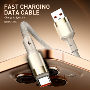 LDNIO καλώδιο USB-C σε USB LS352, 50W, 480Mbps, 2m, μπεζ | eLabstore.gr LDNIO καλώδιο USB-C σε USB LS352, 50W, 480Mbps, 2m, μπεζ | Καλώδια - Αντάπτορες | elabstore.gr