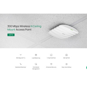 TP-LINK access point EAP115, 300Mbps, οροφής, V4.30 | Δικτυακά | elabstore.gr
