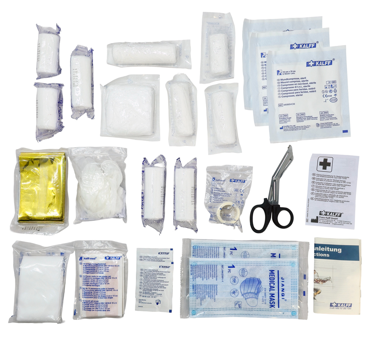 KALFF kit πρώτων βοηθειών για οχήματα FK1734-99, DIN 13164-2022, μαύρο | eLabstore.gr KALFF kit πρώτων βοηθειών για οχήματα FK1734-99, DIN 13164-2022, μαύρο | Gadgets - Αξεσουάρ | elabstore.gr