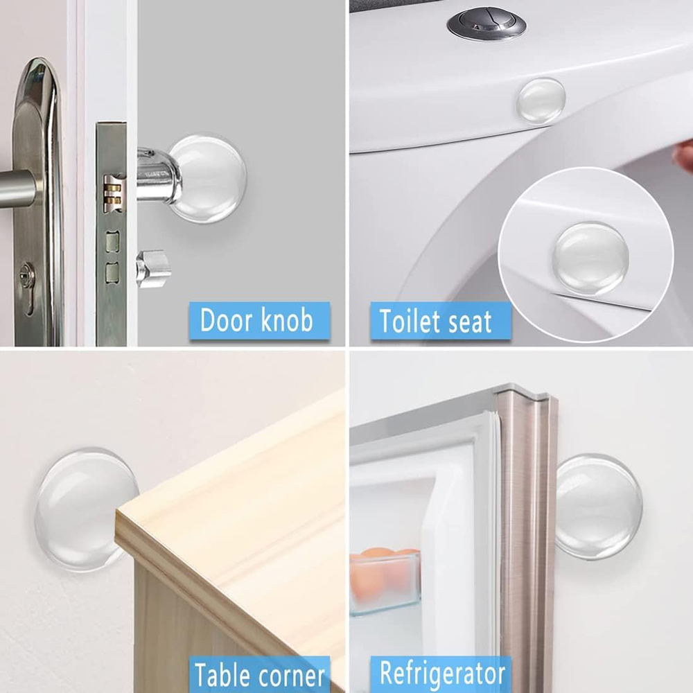 HOME USE στοπ πόρτας HUH-0263, αυτοκόλλητο, PU πλαστικό, 40x8mm, διάφανο, 4τμχ | eLabstore.gr HOME USE στοπ πόρτας HUH-0263, αυτοκόλλητο, PU πλαστικό, 40x8mm, διάφανο, 4τμχ | Οικιακός εξοπλισμός | elabstore.gr