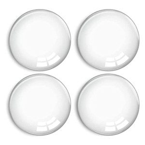 HOME USE στοπ πόρτας HUH-0263, αυτοκόλλητο, PU πλαστικό, 40x8mm, διάφανο, 4τμχ | Οικιακός εξοπλισμός | elabstore.gr