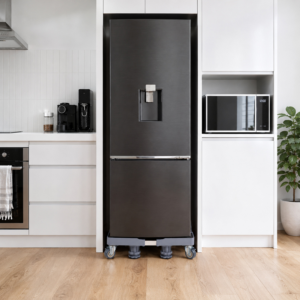 HOME USE βάση λευκών συσκευών HUH-0271 με ρόδες, ρυθμιζόμενη 42-68cm, έως 400kg, γκρι | eLabstore.gr HOME USE βάση λευκών συσκευών HUH-0271 με ρόδες, ρυθμιζόμενη 42-68cm, έως 400kg, γκρι | Οικιακός εξοπλισμός | elabstore.gr
