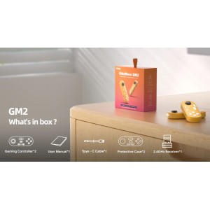 MECOOL σετ ασύρματων motion gamepad KidzMove GM2 για smart TV & TV Box, κίτρινο, 2τμχ | Συνοδευτικά PC | elabstore.gr