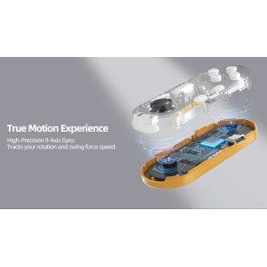 MECOOL σετ ασύρματων motion gamepad KidzMove GM2 για smart TV & TV Box, κίτρινο, 2τμχ | eLabstore.gr