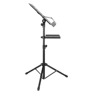BRATECK αναλόγιο μουσικής MSS01-8, 75~150cm ύψος, με ράφι, μαύρο | Εικόνα & Ήχος | elabstore.gr