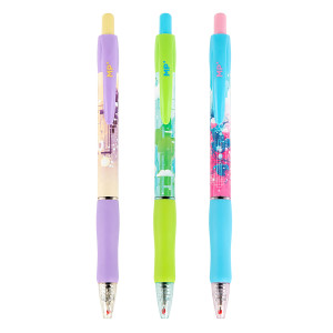 MP στυλό διαρκείας ballpoint PE140-14, 0.7mm μύτη, 14.5cm, μπλε, διάφορα σχέδια, 1τμχ | Αναλώσιμα - Είδη Γραφείου | elabstore.gr