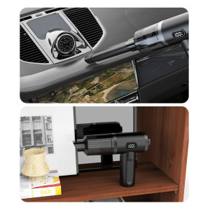 POWERTECH 2 σε 1 σκουπάκι χειρός & air duster PT-1576, 50W, 3600mAh, μαύρο | Εργαλεία | elabstore.gr