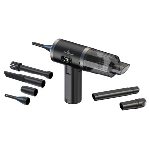 POWERTECH 2 σε 1 σκουπάκι χειρός & air duster PT-1576, 50W, 3600mAh, μαύρο | Εργαλεία | elabstore.gr