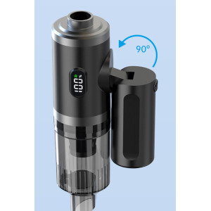 POWERTECH 2 σε 1 σκουπάκι χειρός & air duster PT-1576, 50W, 3600mAh, μαύρο | eLabstore.gr