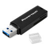 POWERTECH card reader PT-1605 για SD & micro SD, USB 3.0, 5Gbps, μαύρο | Συνοδευτικά PC | elabstore.gr