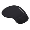POWERTECH mouse pad PT-1611 με στήριγμα καρπού, 23x19x1.8cm, μαύρο | Συνοδευτικά PC | elabstore.gr