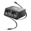 POWERTECH σταθμός φόρτισης PT-1623, USB/3x USB-C/2x USB-C καλώδια, GaN, 160W, μαύρος | eLabstore.gr POWERTECH σταθμός φόρτισης PT-1623, USB/3x USB-C/2x USB-C καλώδια, GaN, 160W, μαύρος | Αξεσουάρ κινητών | elabstore.gr