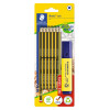 STAEDTLER σετ ξύλινα μολύβια με μαρκαδόρο υπογράμμισης Noris 120-BK12P1, εξάγωνα, ΗB, 13τμχ | Αναλώσιμα - Είδη Γραφείου | elabstore.gr