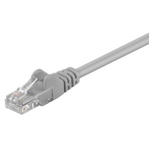 GOOBAY καλώδιο δικτύου 68387, CAT 5e U/UTP, CCA, 7.5m, γκρι | Καλώδια - Αντάπτορες | elabstore.gr