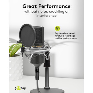 GOOBAY καλώδιο προέκτασης ήχου XLR 80029, 2m, μαύρο | eLabstore.gr GOOBAY καλώδιο προέκτασης ήχου XLR 80029, 2m, μαύρο | Καλώδια - Αντάπτορες | elabstore.gr